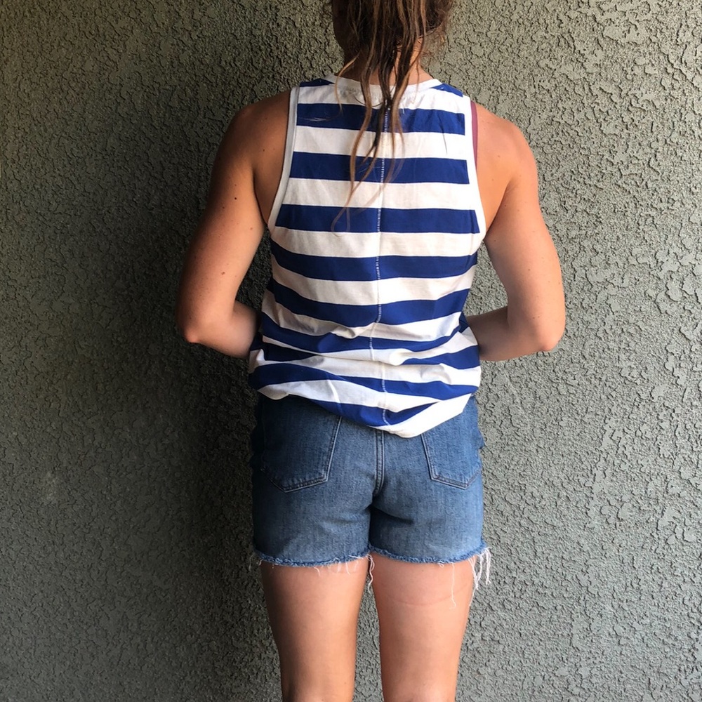 Madewell Wide Stripe Tank - Picture 2 of 11
